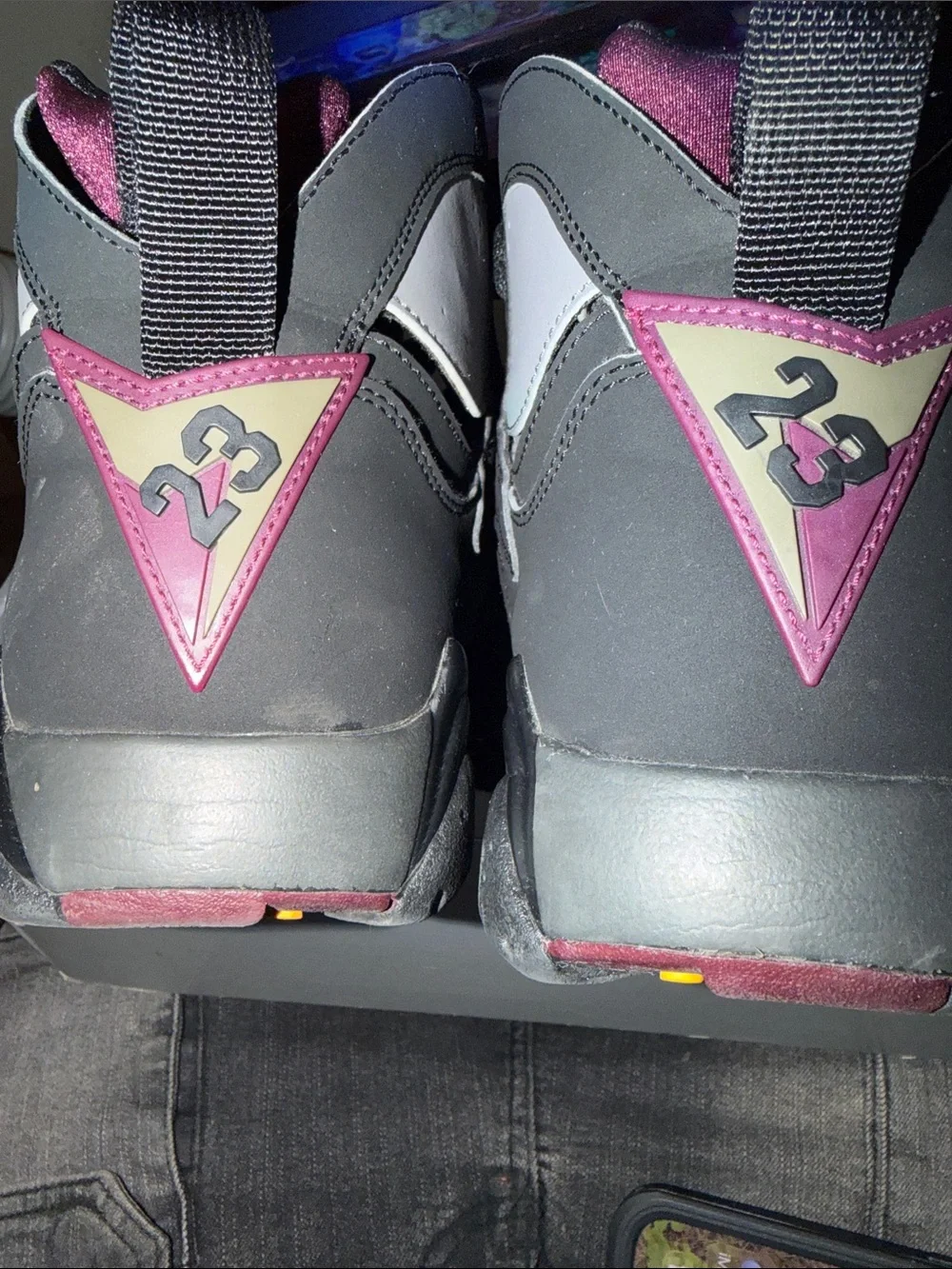 Air Jordan Retro 7 Men's Basketball Shoes - Bordeaux 7s 2015